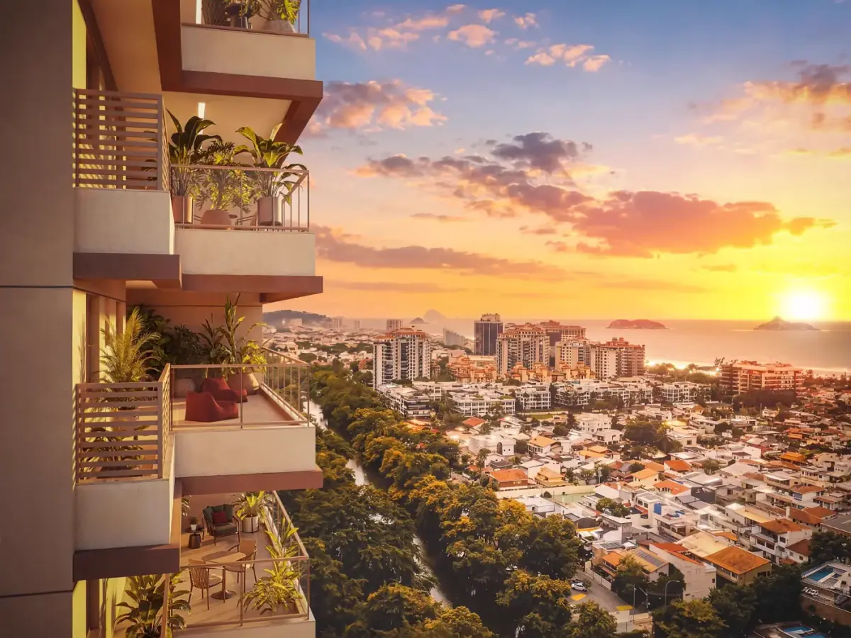 Fachada do edifício KRONOS by Tegra na Barra da Tijuca (imagem ilustrativa)